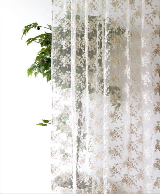 超目玉アイテム のれん 暖簾 間仕切りカーテン レースカーテン 刺繍 おしゃれ かわいい 花柄 ロングカーテン 180センチ レースカーテン 180 期間限定特価 Www Iacymperu Org