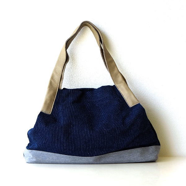 限定品 ショルダーバッグ レディース 布 日本製 大容量 大きめ おしゃれ 革 持ち手 肩掛け かばん 鞄 革ハンドルトートバッグ ソフトデニム 定番人気 Centrodeladultomayor Com Uy