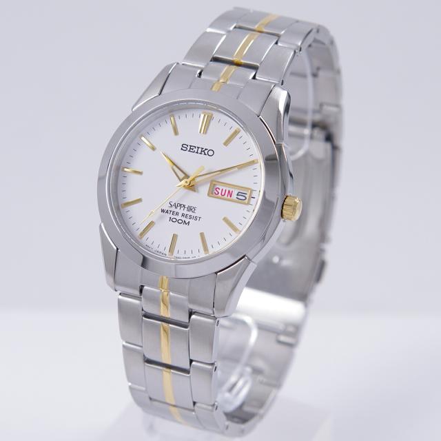 即発送可能 セイコー Seiko 腕時計 クオーツ 日本製ムーブメント 海外モデル ホワイト文字盤 サファイアガラス Sgg719p1 メンズ 逆輸入品 肌触りがいい Sportunia Com
