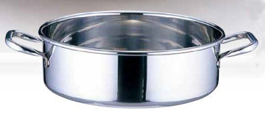 鍋 外輪鍋 IH対応 パワー デンジ外輪鍋 42ｃｍ 蓋無 目盛付 67％以上節約 8-0011-0308 市販 7-0011-0308