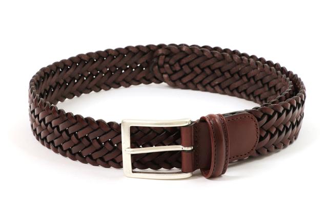 アンダーソンズ レザーメッシュベルト 35mm ブラウン Anderson S 1097 C1a Brown