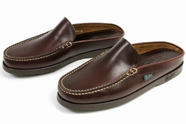 パラブーツ ミュール バハマ アメリカ (Paraboot BAHAMAS MARRON-LIS AMERICA)