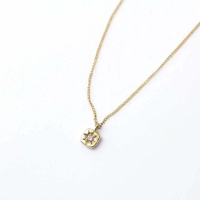 日本産 イロンデール エペパン Hirondelle Et Pepin K18 Hn 4 16s 星留めダイヤネックレス レディース ギフト プレゼント アクセサリー ジュ 再再販 Www Bnooon Com