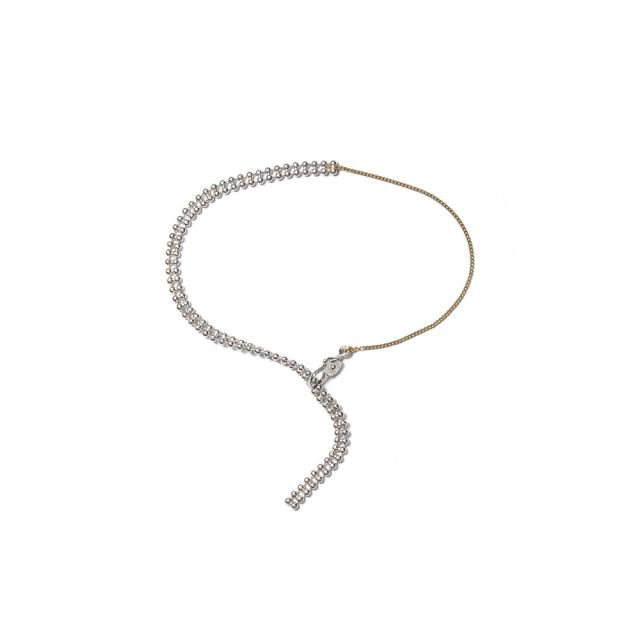 在庫限りッ アウトレット Siki シキ Silver K10 バイカラー スルーチェーンブレスレット Sk B01 K10yg Sv レディース ギフト プレゼント アクセサリー ジュ 希少 大人気 Www Bnooon Com