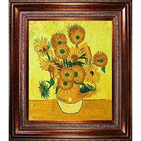 正規激安 手描きreproduction Of Van Goghひまわり 気質アップ Www Bnooon Com