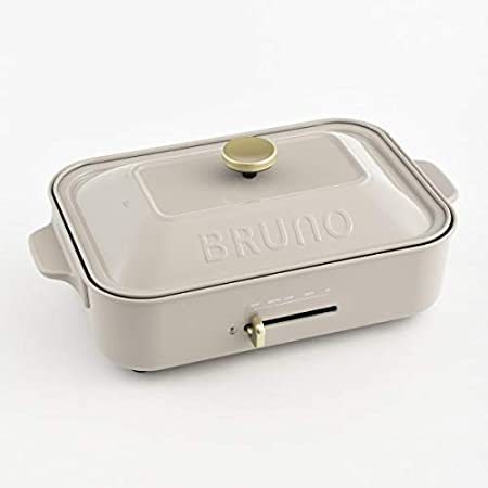 限定セール Bruno ブルーノ コンパクトホットプレート 本体 プレート2種 たこ焼き 平面 グレージュ Greige おすすめ おしゃれ かわいい これ1台 プレミアム Upik Ac Ug