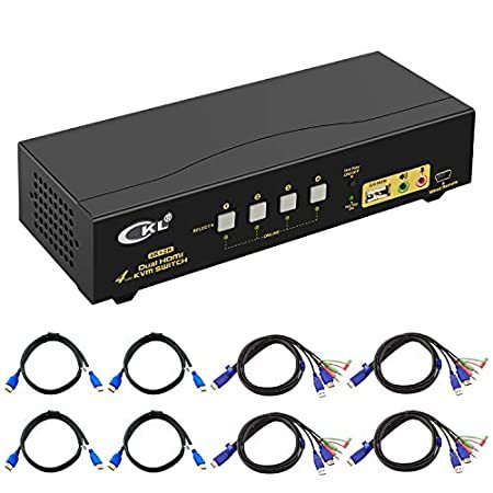 総合ランキング1位 デュアルモニターhdmi Kvmスイッチ4ポート拡張ディスプレイ オーディオ Usb 2 0 Hub 4k 30hz Ckl 944hua 圧倒的高評価 Upik Ac Ug