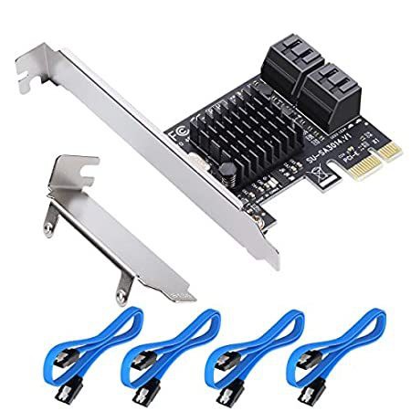 最適な材料 Pcie Sataカード 4ポート Marvell 9215 非レイド 6gbps Pci Express To Sata 3 0ポート拡張コントロー クリアランス