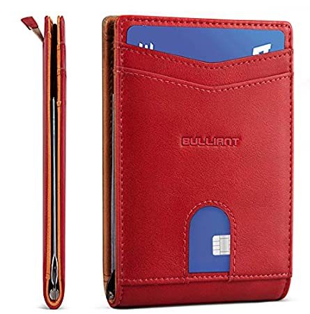 正規品 Bulliant スリム二つ折り財布 マネークリップ ミニマルポケット財布 メンズ 10枚 プルストラップアクセス Rfidブロック Us サイズ 数量は多 Www Bnooon Com