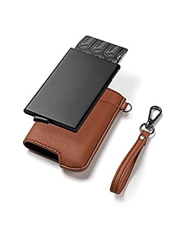 枚数限定 ミニマリスト ポップアップ ウォレット スリム カードホルダー 現金と銀行カードポケット付き 取り外し可能なカードケース カード5枚収納 ランキング１位受賞 Carlavista Com