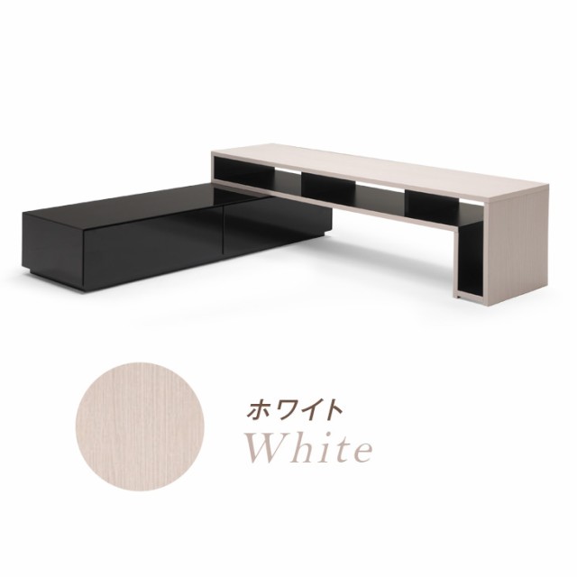 いてすぐ テレビ台 TV台 テレビボード TVボの通販はau PAY マーケット - タンスのゲン Design the Future｜商品ロットナンバー：44129275 伸縮式 ガラス 鏡面 完成品 幅155-240cm 左右変換可能 ローボード おしゃれ ⅕プリント