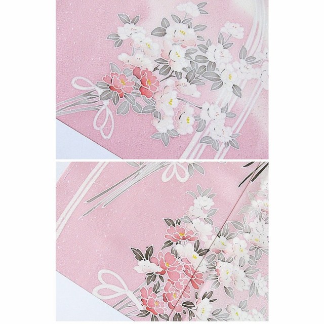 大特価通販 袷着物 綸子/四季の花束/155cm前後ベスト★ピンク暈かしお薦めですの通販はau PAY マーケット - いち乃会|商品ロットナンバー:493591291 格安低価