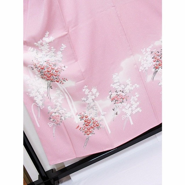 大特価通販 袷着物 綸子/四季の花束/155cm前後ベスト★ピンク暈かしお薦めですの通販はau PAY マーケット - いち乃会|商品ロットナンバー:493591291 格安低価