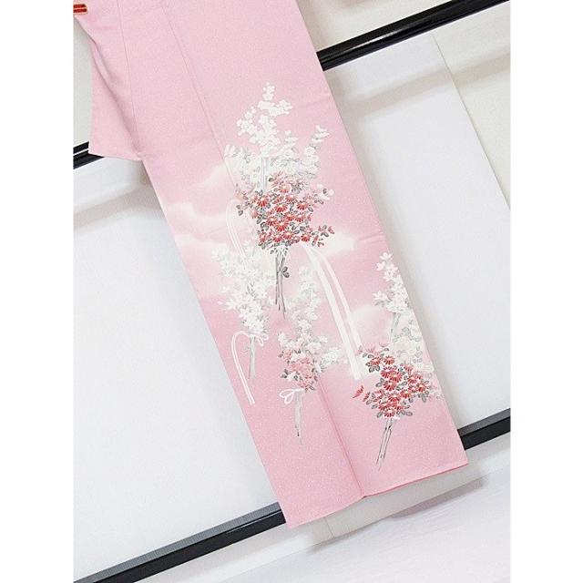 大特価通販 袷着物 綸子/四季の花束/155cm前後ベスト★ピンク暈かしお薦めですの通販はau PAY マーケット - いち乃会|商品ロットナンバー:493591291 格安低価