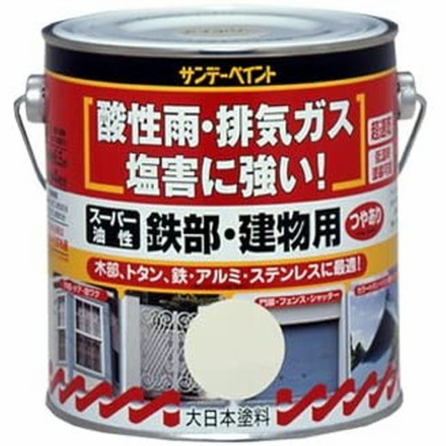 サンデーペイント スーパー油性鉄部・建物用 700ml ミズイロ 6本セット