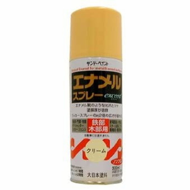 サンデーペイント エナメルスプレーEX 300ml クリーム 12本セット