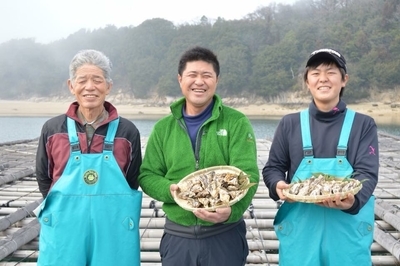 岡山県　北木島　冷凍殻付き牡蠣　喜多嬉かき　別撰美海がき　生食用　３kg（25～29粒）勇和水産　産直直送！　正規代理店