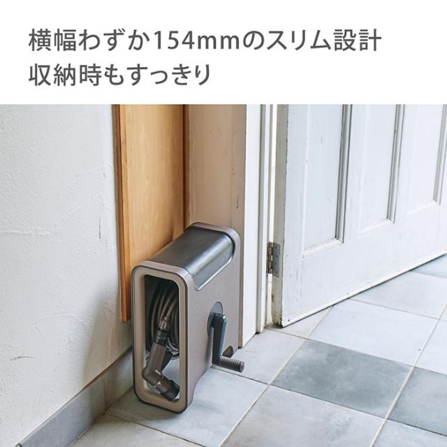 全商品オープニング価格特別価格 ホース ホースリール クラシックメタル ブラウン ホース m 内径7 5mm おしゃれ コンパクト 園芸 家庭菜園 洗車 掃除 Rf2br タカギ Ta 柔らかい Olsonesq Com