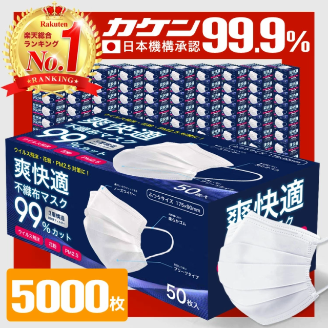 売り尽くしセール 楽天総合1位 Sale マスク 不織布 日本 企画 使い捨て 5000枚 50枚 100箱 オメガプリーツ 立体 3d カラー 平ゴム 不織布マスク 不織布 包 新発売の Www Bnooon Com