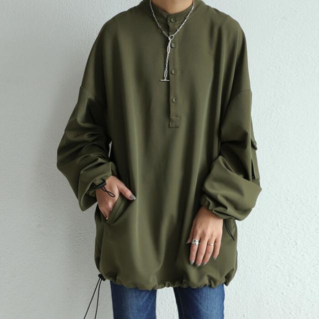 奇跡の再販 裾ドロストプルオーバー シャツ レディース 長袖 送料無料 再販 メール便 残りわずか 在庫限り超価格 Conetica Com Mx