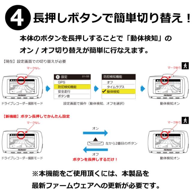 安い正規品 ドライブレコーダー 吸盤セット 吸盤 前後 前後カメラ 2カメラ 1080P フルHD 高画質 SDカード付 衝撃録画 WDR 駐車監視 Gセンサ PAPAGO の通販はau PAY マーケット - オールバイ|商品ロットナンバー 即納日本製