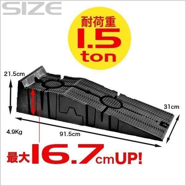 日本製 カースロープ ジャッキ ジャッキクリアランス用 タイヤ交換 耐荷重1 5t プラスロープ ローダウン車対応 2個セット 超特価セール Design Tours Com