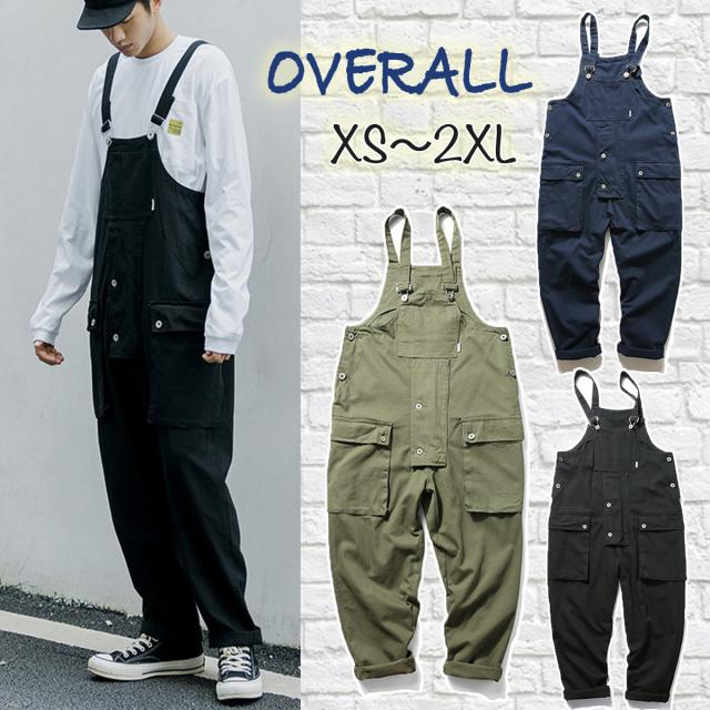 新品本物 オーバーオール メンズ つなぎ サロペット オールインワン ズボン ワークパンツ 作業服 無地 カジュアル ユニセックス 春 夏 秋 冬 24時間限定 Farmerscentre Com Ng