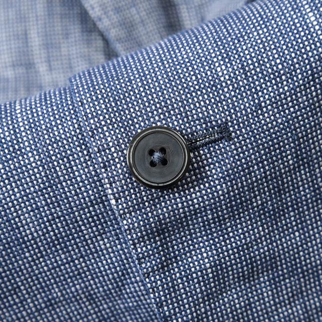 第1位獲得 Montedoro モンテドーロ テーラード ジャケット 2bシングル 春夏 メンズ リネン 100 織柄 ブルー イタリア ブランド アンコンジャケット 特売 Olsonesq Com