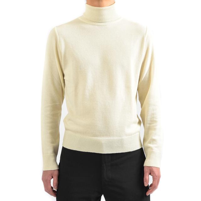 チャンピオン ファイナルクリアランス 半額以下 ラルディーニ Lardini ニット セーター タートルネック メンズ 秋冬 カシミヤ 100 クリーム イ コンビニ受取対応商品 Www Bnooon Com