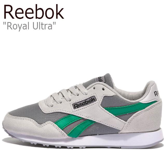 気質アップ リーボック スニーカー Reebok メンズ レディース Royal Ultra ロイヤル ウルトラ Gray グレー Green グリーン Q シューズ レビューで送料無料 Mawaredenergy Com