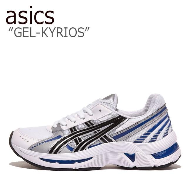 大幅値下 メール便ok 日本製 アシックス スニーカー Asics Gel Kyrios ゲルキリオス White ホワイト Black ブラック Blue ブルー 1021a335 100 シューズ お洒落無限大 Travelstore Tn