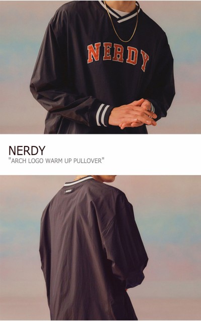 爆買いお得 ノルディ ロンT NERDY メンズ レディース ARCH LOGO WARM UP PULLOVER アーチ ロゴ ウォームアップ プルオーバー BLACK ブラック BEIGE の通販はau PAY マーケット - DRESCCO|商品ロットナンバー:496870886 高評価お得