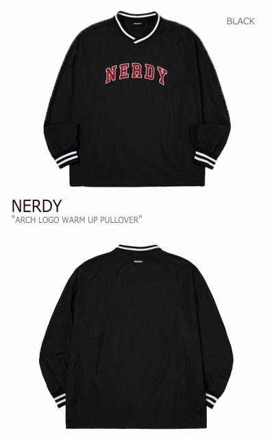 爆買いお得 ノルディ ロンT NERDY メンズ レディース ARCH LOGO WARM UP PULLOVER アーチ ロゴ ウォームアップ プルオーバー BLACK ブラック BEIGE の通販はau PAY マーケット - DRESCCO|商品ロットナンバー:496870886 高評価お得