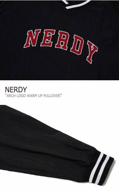爆買いお得 ノルディ ロンT NERDY メンズ レディース ARCH LOGO WARM UP PULLOVER アーチ ロゴ ウォームアップ プルオーバー BLACK ブラック BEIGE の通販はau PAY マーケット - DRESCCO|商品ロットナンバー:496870886 高評価お得
