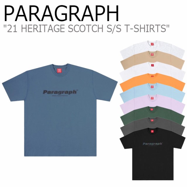 パラグラフ Tシャツ PARAGRAPH 21 HERITAGE SCOTCH S T-SHIRTS スコッチ PRG66 人気No.1 ショートスリーブ メーカー包装済 ウェア 5657173453 半袖 ヘリテージ