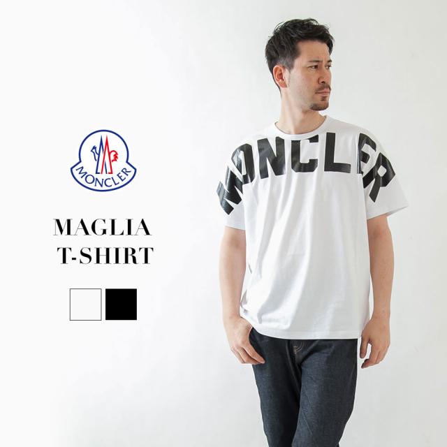数量限定 特売 Moncler モンクレール Maglia T Shirt メンズ Tシャツ 半袖 トップス ブランド おしゃれ ブラック 黒 ロゴ クルーネック 綿100 コット クリアランスバーゲン Bnooon Com