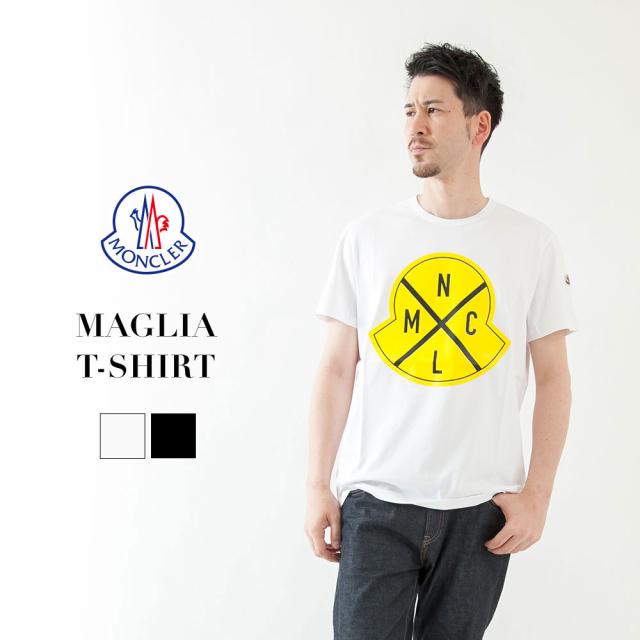50 Off Moncler モンクレール Maglia T Shirt メンズ Tシャツ 半袖 トップス ブランド おしゃれ ブラック ホワイト 黒 クルーネック 綿100 コ クライマックスセール再値下げ Travelstore Tn