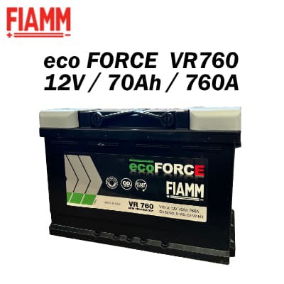 FIAMM（フィアム）eco FORCE AGM VR760 L3 12V 70A 欧州車用バッテリー 新品