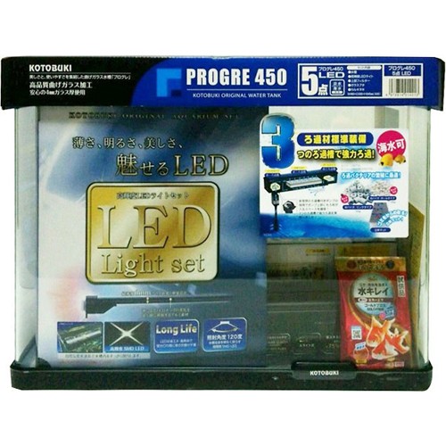 激安アウトレット 通販 のled 450 その他熱帯魚 アクアリウム用品 5点 プログレ ペット ペットグッズ 450 コトブキ 1個 安い 国の