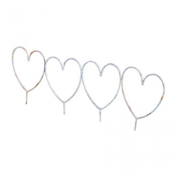 代引き手数料無料 花壇フェンス ハート型 数量限定 特売 Cyede Com