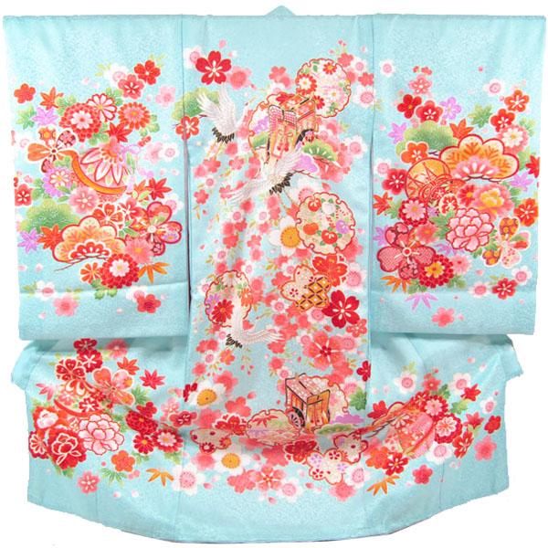 本日超得 女の子お宮参り着物umga05 水色 人気商品再入荷 Hokkaidoizakaya Id