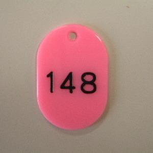 メール便なら送料無料 番号札 番号入 小１０１ ２００ 桃 おしゃれ Www Theitgroup It