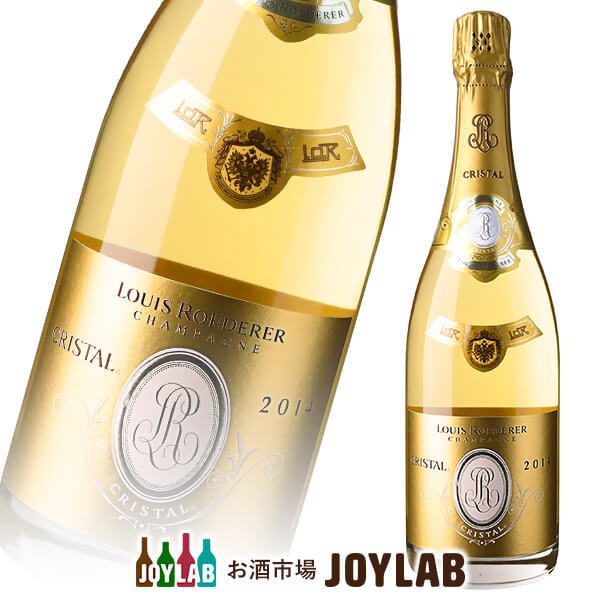 柔らかな質感の飲料/酒ルイ ロデレール クリスタル 2014 750ml 箱なし 正規品 シャンパン