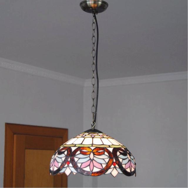 人気定番 ステンドグラス ペンダントライト豪華天井照明ステンドグラスランプ ガラス工芸品 人気ブランド Sylvaniatownshippolice Com