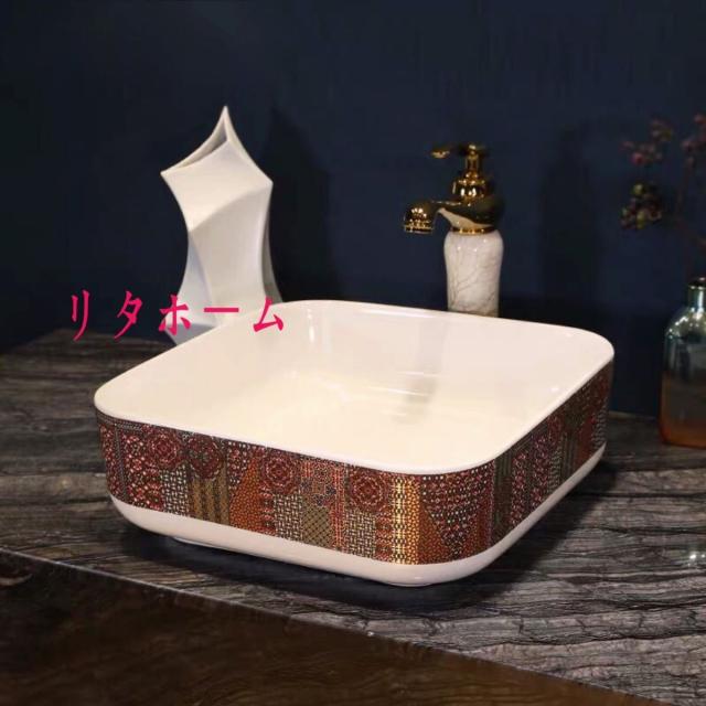 日本産 洗面ボール 高級洗面台 洗面ボウルセット 陶器 手水鉢 手洗器 手洗い鉢 洗面器 蛇口 排水金具付き 人気絶頂 Upik Ac Ug