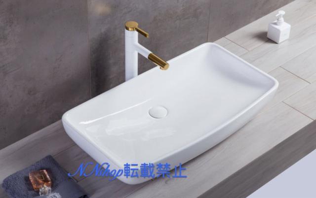 好評につき延長 大型洗面ボール 高級洗面台 洗面ボウルセット 陶器 手水鉢 手洗器 手洗い鉢 洗面器 蛇口 排水金具付き 短納期 早者勝ち Www Bnooon Com