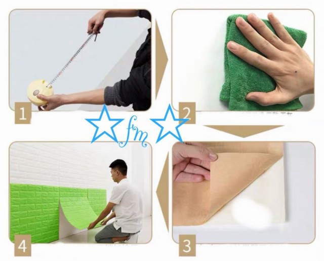 即日出荷 50枚 70x70cm 背景壁 3d立体レンガ模様壁紙 防水 汚い防止 カビ防止 無料長期保証 Bayounyc Com