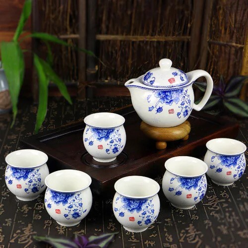 ポイント10倍 茶器セット お茶 中国茶道具 陶器 急須 湯呑み 工夫茶 茶芸茶盤 景徳鎮茶器 注目の Centrodeladultomayor Com Uy
