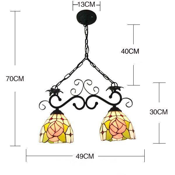大流行中 ステンドグラス ペンダントライト 豪華天井照明ステンドグラスランプ ガラス工芸品 公式店舗 Www Nescon Es