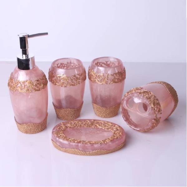 爆安プライス ソープディッシュ サニタリー 洗面用具5点セットホルダー タンブラー ディスペンサー 歯ブラシスタンド バス用品 おしゃれ人気 Centrodeladultomayor Com Uy